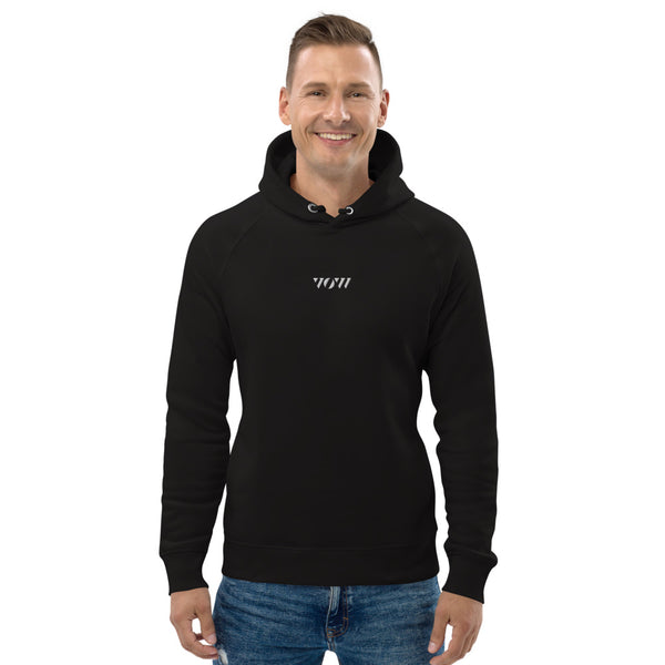 VOW Front white logo eco Hoodie