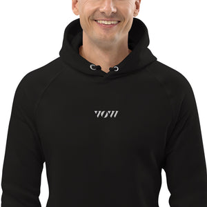 VOW Front white logo eco Hoodie